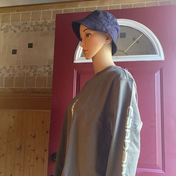 Carhartt Women’s Loose Fit Heavyweight Long Sleeve T Shirt Cotton size 1X NEW - Picture 4 of 16